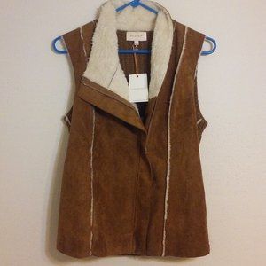 Skies Are Blue | XS Brown Vest NWOT